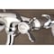 Kingston Brass KS115C Essex Two Handle Wall Mount Bathroom Faucet, Polished Chrome KS115C - alternate 2